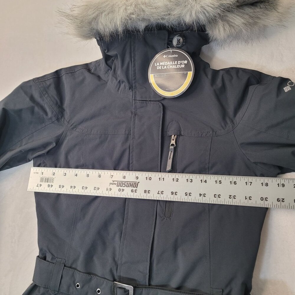 Columbia Watson Lake Women's Black Faux Hood Insulated Winter Jacket Size XS NWT - Picture 6 of 12